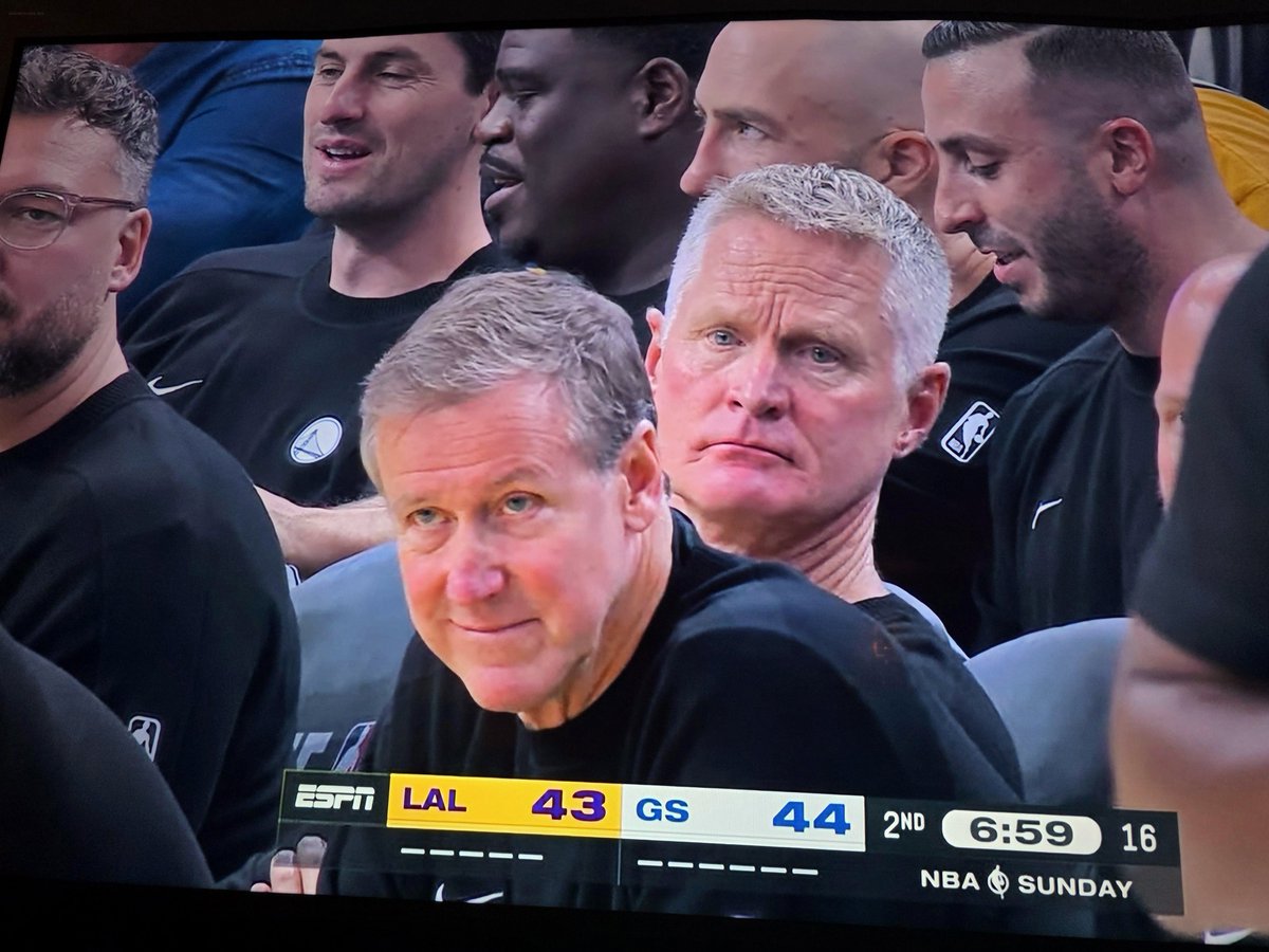 blazeTrail_x's tweet image. You ever feel a bit sour..
Seeing Stotts on GSW bench?