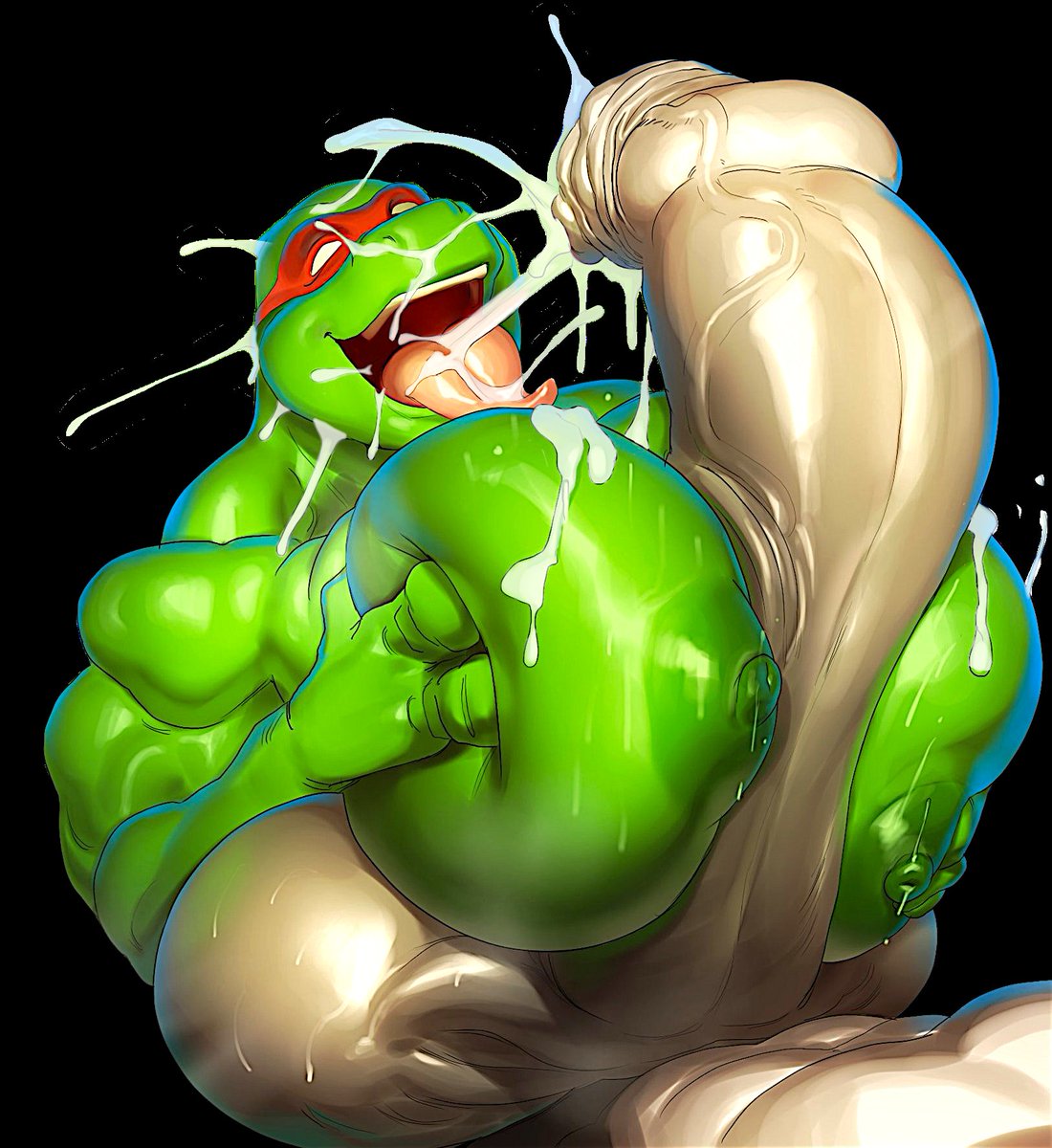 Raphael likes to patrol the streets at night...