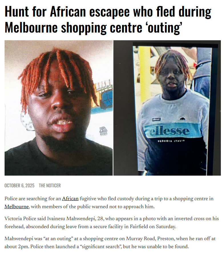 these are the animals that <a href="/AustralianLabor/">Australian Labor</a> <a href="/LiberalAus/">Liberal Party</a> the <a href="/Greens/">Australian Greens</a> and the #teals have been hellbent on flooding this nation with
enough is enough, they never integrate, they just treat the people of this nation as their next victm
despicably, he will not be immediately deported