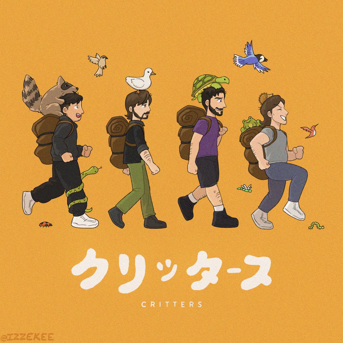 Four Horsemen as TWRPs Critters single art!