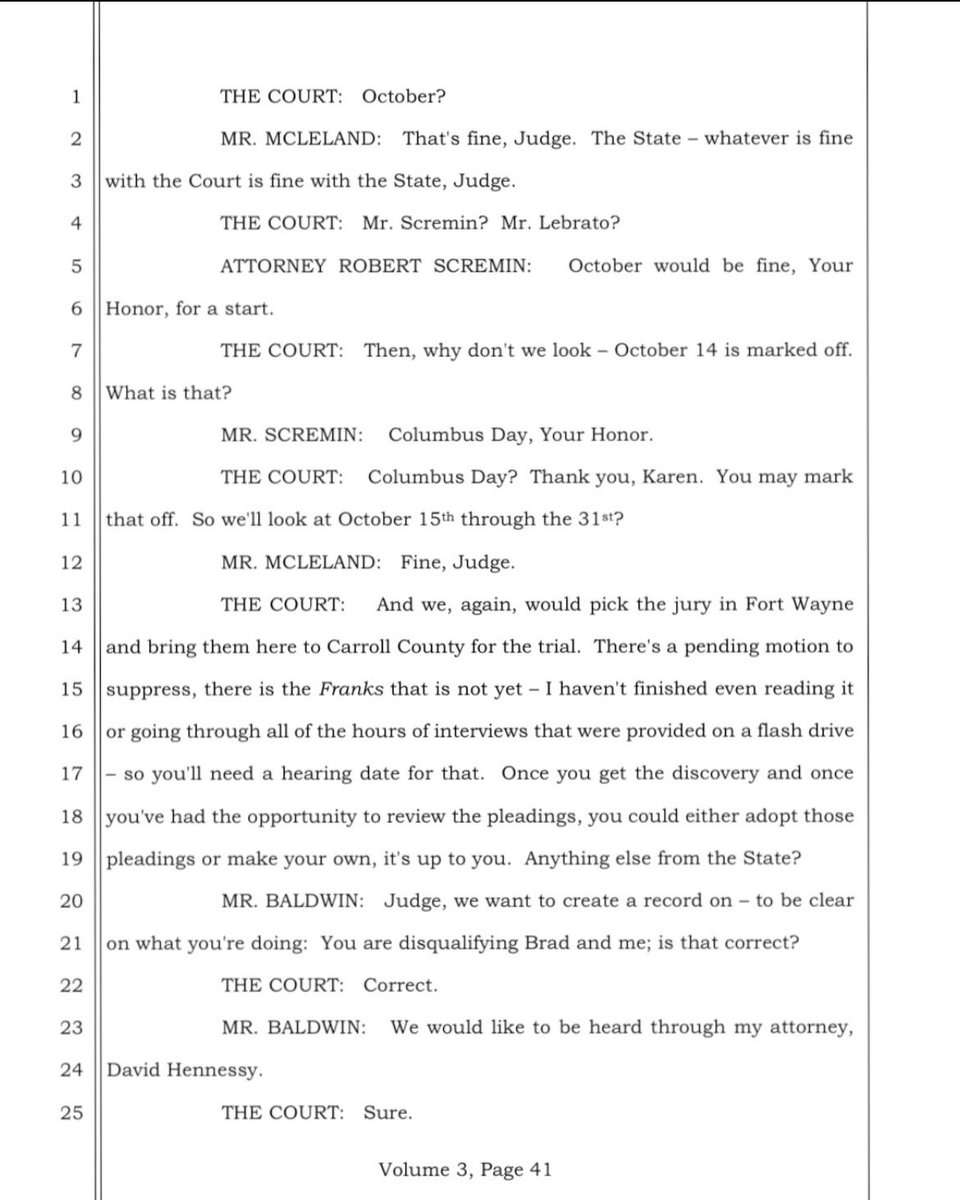 alleyesondelphi's tweet image. Even the AG is like, guys, whoever has it, just send it to the Appellate attorneys gahd.

Judge Gull is the last person on record to have possession of Franks exhibits. Fingers crossed they’re not gone girl by now…

#RichardAllen #Delphi