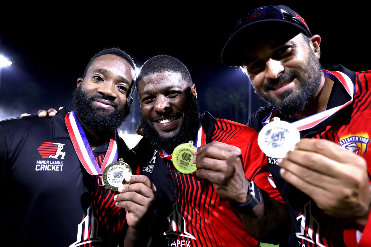 theAndyMead's tweet image. Congrats to the Atlanta Fire for winning the 2025 Minor League Cricket championship. (photos: Andy Mead/Major League Cricket) #onassignment #cricketphotographer #usacricket #emergingcricket #minorleaguecricket #milc2025