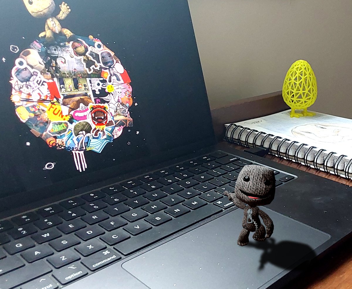 Flinko__LBP's tweet image. I forgot to post this, fella
he had a blast in my college dorm

sacking sackboy