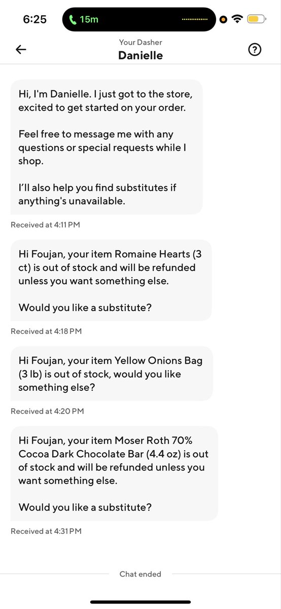 FoujTheMermaid's tweet photo. @DoorDash is a joke as a company. I have had several orders where I have specifically asked for no substitution of an item and it was still substituted without my approval. Also the kicker this item I got crusty “organic” lettuce which was more expensive, &amp; smushed strawberries. https://t.co/PkMHiM6Ce5