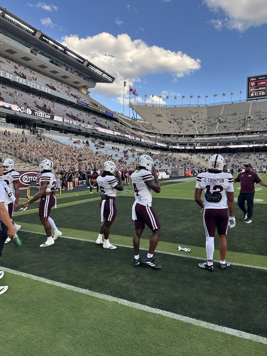 What an honor to serve <a href="/HailStateFB/">Mississippi State Football</a> before their game against Texas A&amp;M in College Station! 

Glad God could use me! Truly a blessings to serve. 

All glory to God! #hailstate