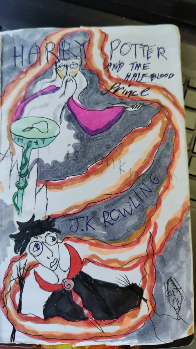 sumitnandy's tweet photo. @jk_rowling My 9 year old son is obsessed about Harry Potter, finished all the books in the series already, and now making hand made dust jackets of Harry Potter books!
#HarryPotter https://t.co/Z2zjGvJPVs