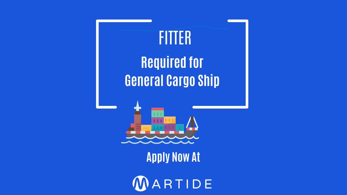 martide_jobs's tweet image. Join Date: 30th October
Contract: 7 Months
Salary: $1,900
Company: SeaCrest Maritime Management Inc.
Click to Apply: buff.ly/cRvAZDU
#shipcrew #maritimejobs #fitter #shipfitter