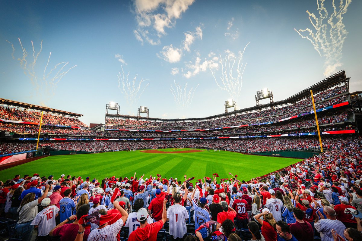 A beautiful night for baseball