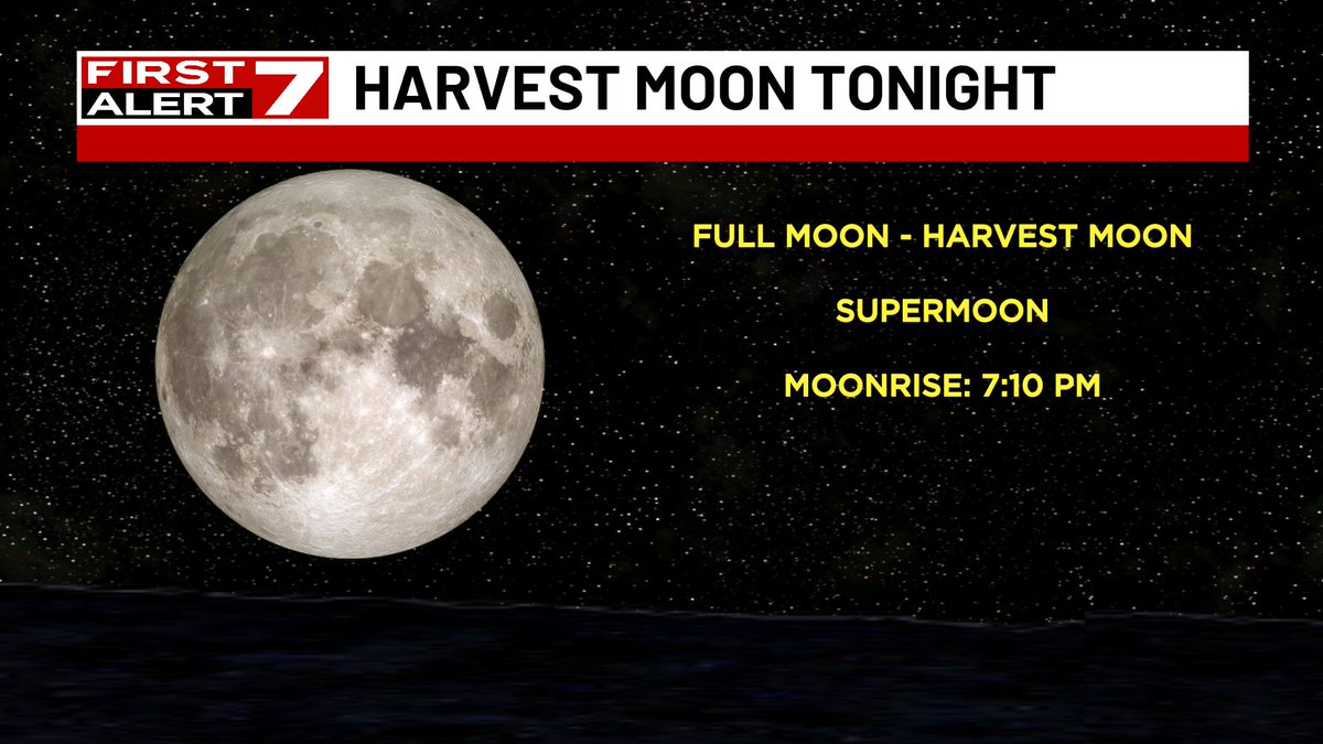 LOOK UP TONIGHT: And enjoy the Harvest Supermoon!