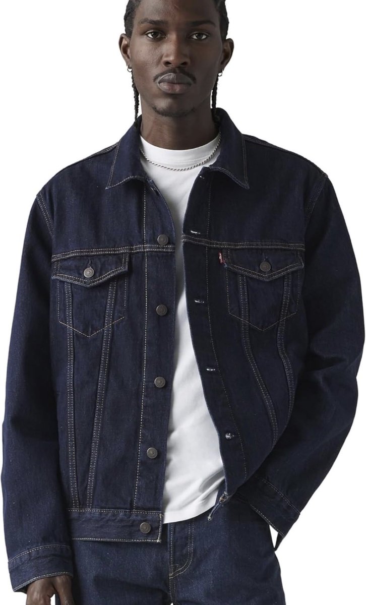 ユニクロU オーバーサイズカラーデニムジャケット XL グレー