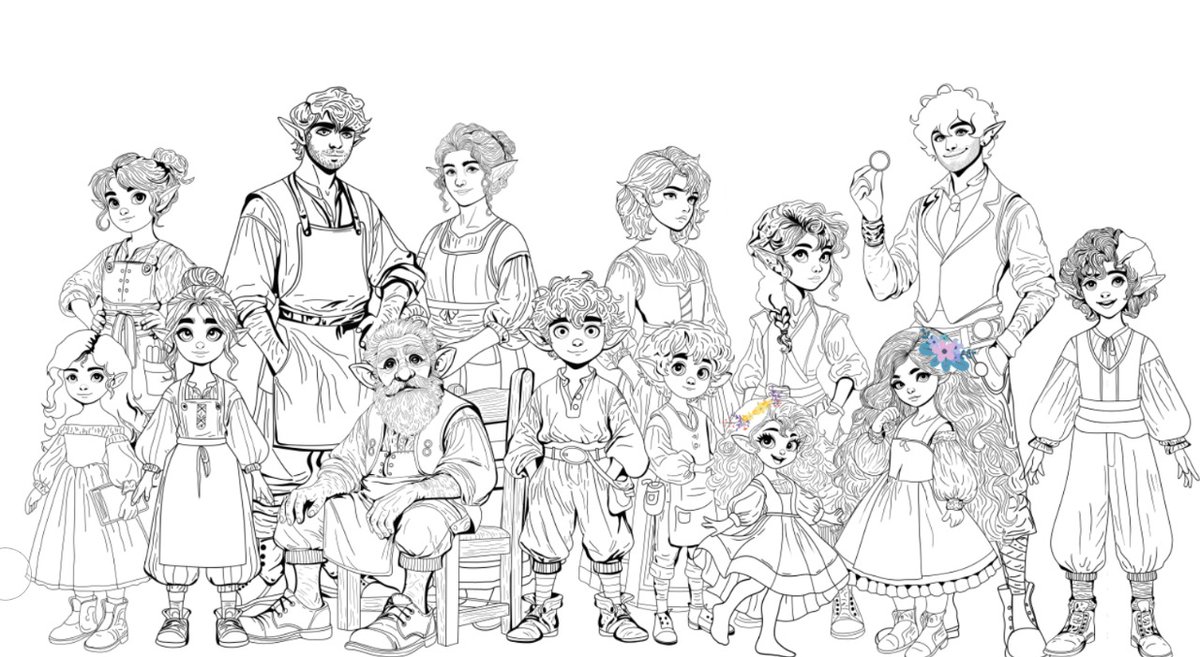 OravelleStudios's tweet photo. From sketch to final adventure! ⚔️✨
Our D&amp;D party takes shape, bringing heroes and their world to life. Which character is your favorite? 🎨👾
#OravelleStudios #dndart  #digitalart #DnD #dndart #TabletopGames #fantasyart #CharacterDesign #DigitalIllustration #ConceptArt #gameart https://t.co/XbbFGIJu3i
