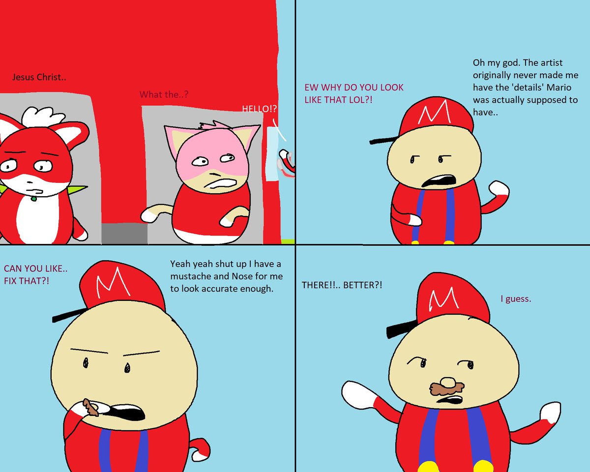 chippoorlydrawn's tweet photo. Amy goes poorly poor page 7! I forgot the wheel again whoops.. anywho look who’s back! https://t.co/KnOMjrdvcF