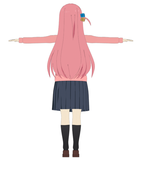 ORoemra's tweet photo. Made Bocchi (Hitori Gotou) in blender. It is quite fun making hairs purely from scratch with planes #3dart #3dmodeling #3D动漫 #RobloxDev #robloxart #BocchiTheRock  #Bocchi https://t.co/laBdvHFVYj