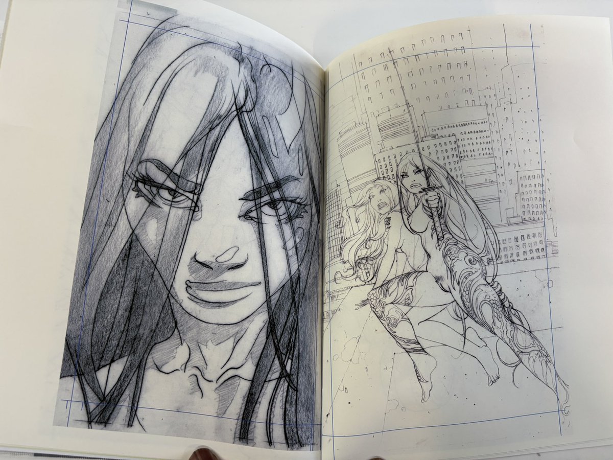 New batch of PENCILER sketchbooks. Got to include a process spread of how I put my pieces together. Even with fancy velum and translucent acetate to show step by step process…. Just for my fellow art geeks and sketchbook geeks out there. Bio 🚀