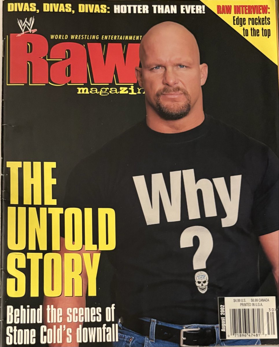 WrestleMagazine's tweet image. Raw Magazine, August 2002
The Untold Story Behind the Scenes of Stone Cold’s Downfall