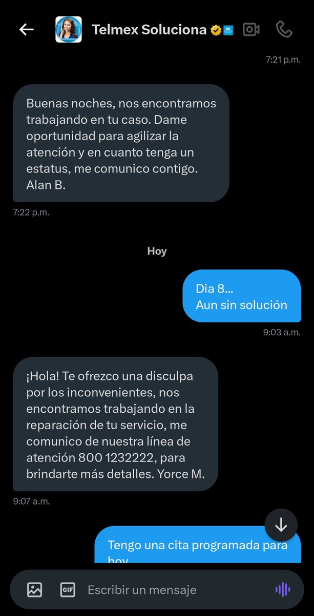 PonchoRules's tweet photo. @TELMEXSoluciona @Profeco @Telmex @AtencionProfeco @AtencionProfeco 
La misma respuesta ... una y otra vez...  como no hay seguimiento de cada persona que responde... poco les importa solucionar algo https://t.co/QvyGD0JIP7