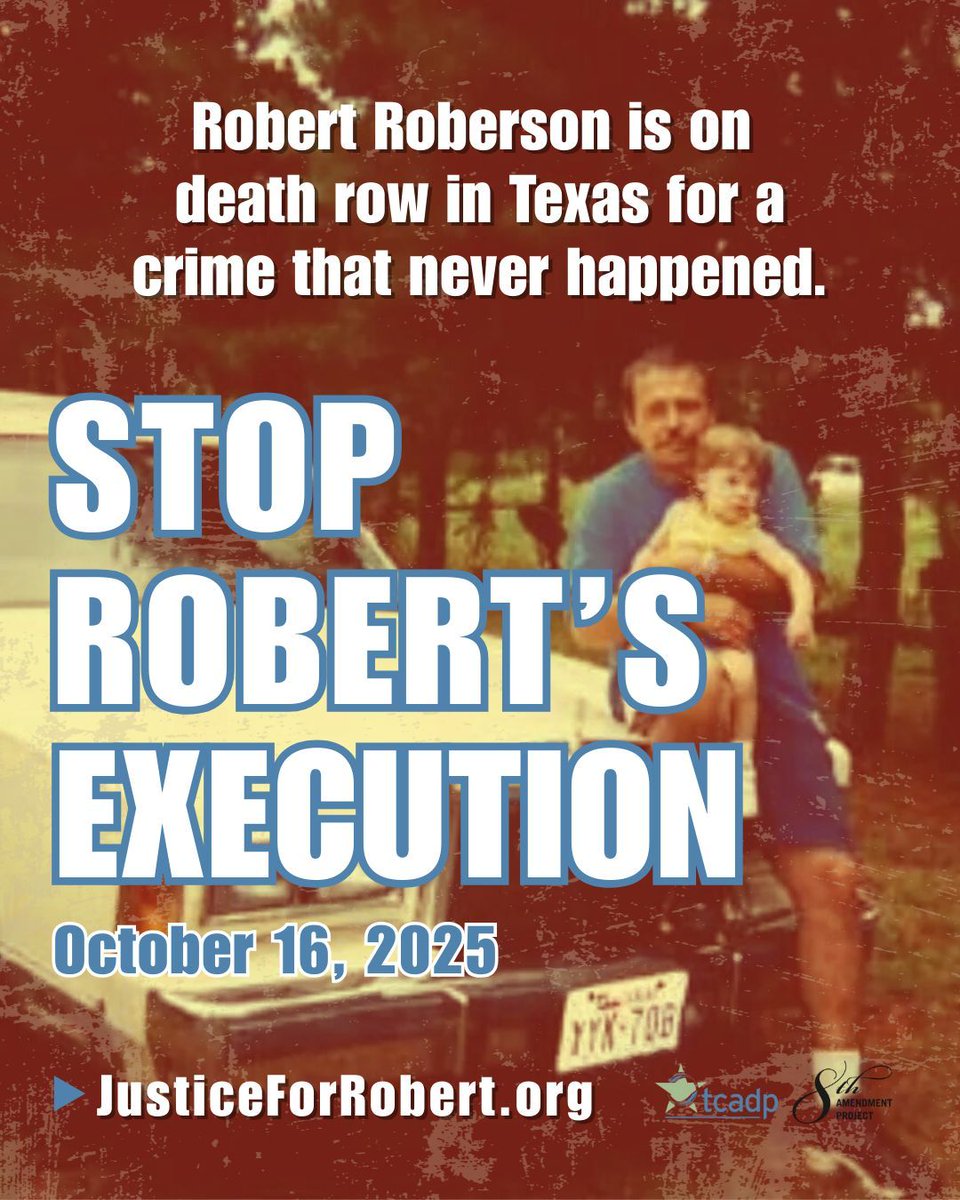 nvcadp's tweet image. Could #RobertRoberson be executed for a crime that never happened? If Mr. Roberson’s execution is not stayed, he will be the first person executed in the U.S. using the widely debunked ‘Shaken Baby Syndrome’ hypothesis. JusticeForRobert.org