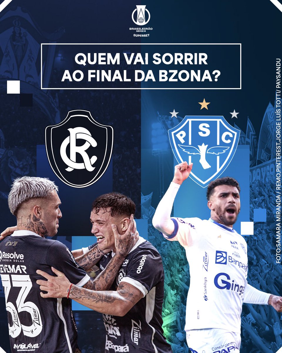 BrasileiraoB's tweet image. QUEM VAI SORRIR? 🦁⚔️🐺

Um quer o acesso, o outro permanecer na Bzona. @ClubeDoRemo e @Paysandu vivem dois extremos em uma das maiores rivalidades do planeta! 🔥

#BrasileirãoSuperbet #Remo #Paysandu