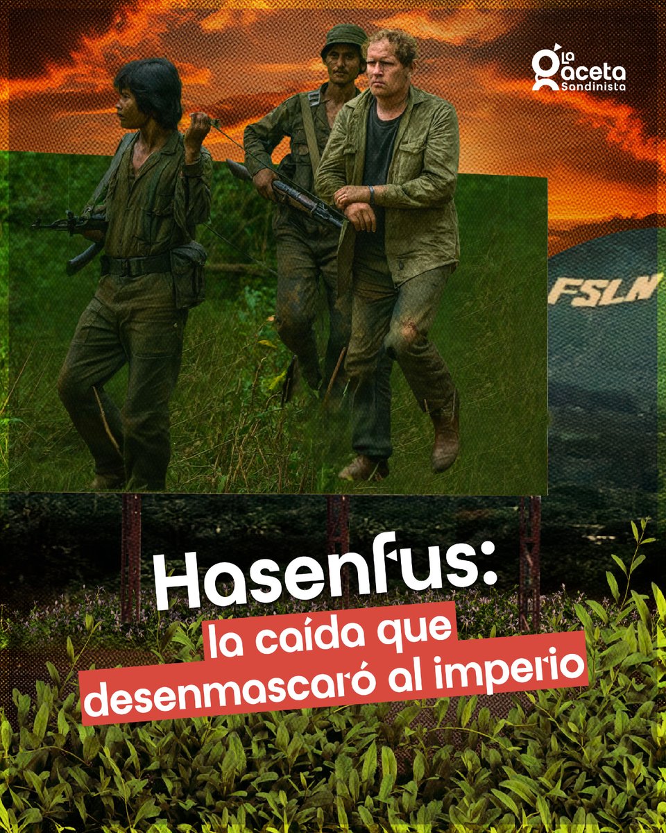 Tres cachorros de Sandino derribaron al mercenario yanqui, revelando al mundo la guerra oculta de Estados Unidos contra Nicaragua.
Desde Río San Juan, la dignidad de un pueblo hizo caer al imperio.