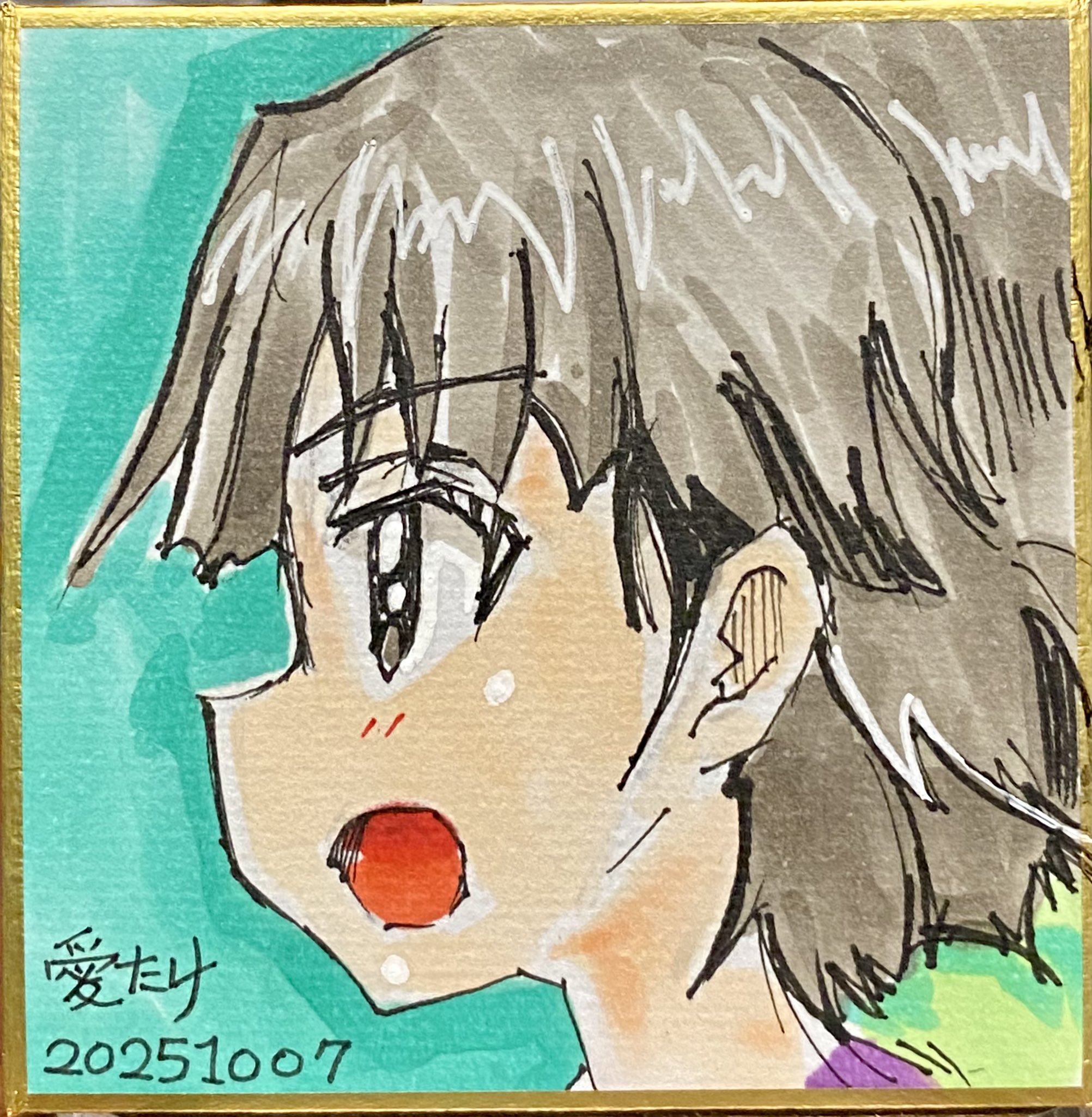 相沢たける 相沢たける@愛たけ「相沢色紙工房」9/28 ぱんっあ53C-12 on X