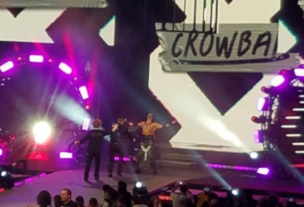 CROWBAR (@wcwcrowbar) on Twitter photo 4 years ago ,
After 14 months away from a wrestling ring during COVID - 
My 3rd match back was in an <a href="/AEW/">All Elite Wrestling</a> ring Vs <a href="/JANELABABY/">“The Bad Boy” Joey Janela</a> 
Grateful 🙏🏻 to <a href="/TonyKhan/">Tony Khan</a> and anyone who made this possible 4 years ago ,
After 14 months away from a wrestling ring during COVID - 
My 3rd match back was in an <a href="/AEW/">All Elite Wrestling</a> ring Vs <a href="/JANELABABY/">“The Bad Boy” Joey Janela</a> 
Grateful 🙏🏻 to <a href="/TonyKhan/">Tony Khan</a> and anyone who made this possible