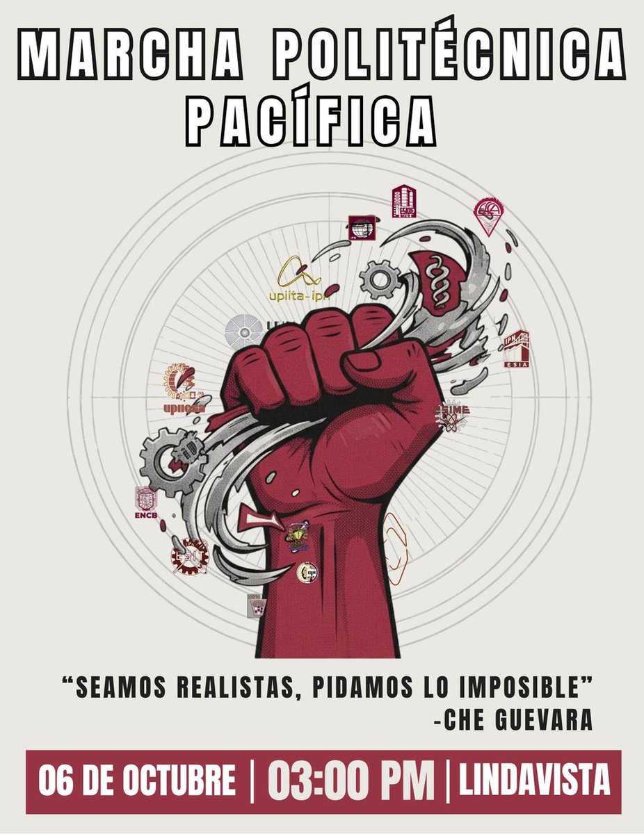 ccsp_agp's tweet photo. Va llegando un contingente a la marcha pacífica programada para hoy sobre Av. Politécnico.

Somos aproximadamente 100 estudiantes más l@s compas que van llegando.

Seguimos informando

#Huélum

#TodosSomosPolitécnico

@reportevialx 
@reportevialmx 
@ClaraBrugadaM 
@TransitoCdMx https://t.co/6i6BU2hMzQ