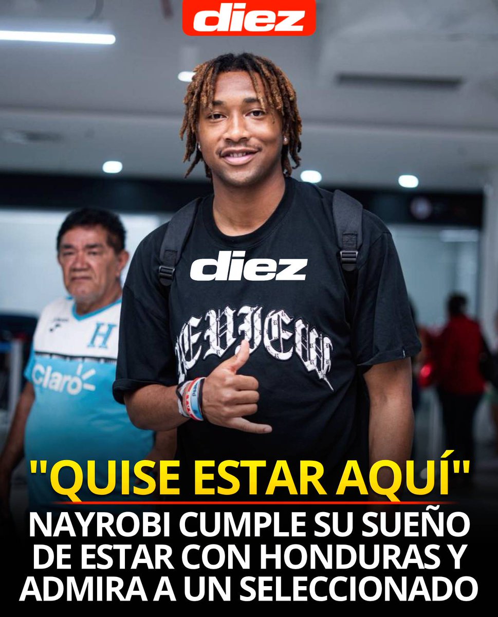 NAYROBI VARGAS: el joven delantero, formado en Estados Unidos y que juega en Alemania, dejó claro su amor por Honduras. Hoy se integró a la Selección Nacional para la eliminatoria. Y conocerá al futbolista que admira.

LOS DETALLES: diez.hn/laseleccion/na…