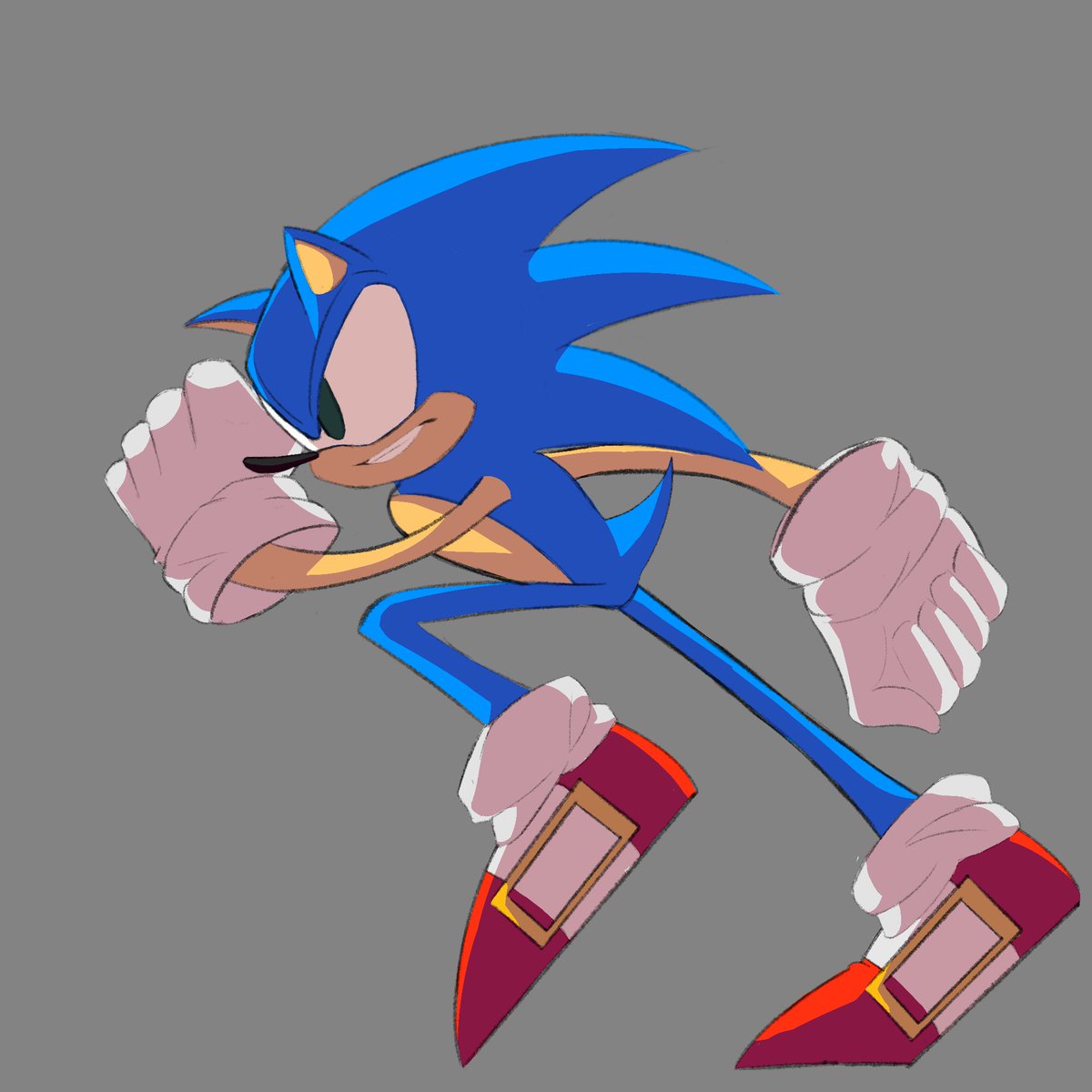 Here’s a sonic art. 

#sonic #art #SonicTheHedgehog #Sonictober2025 #outcomememories