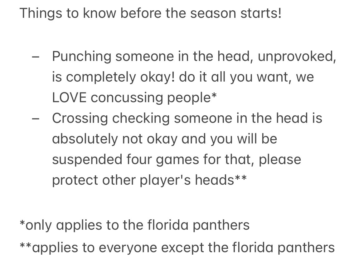 in case anyone is just getting into the NHL this season here's a quick guide 😍
