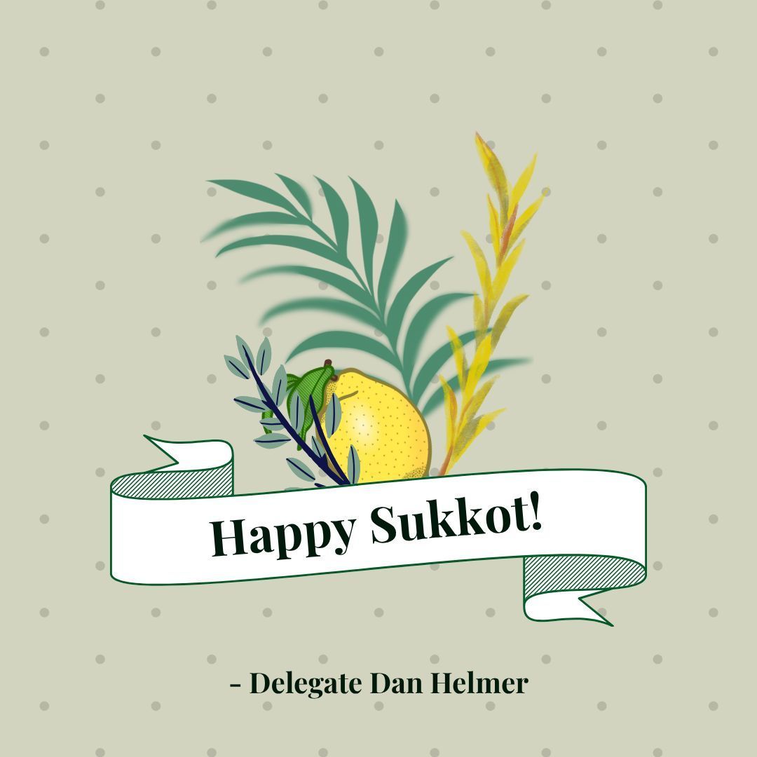 Chag Sameach! Wishing a happy Sukkot to all celebrating.