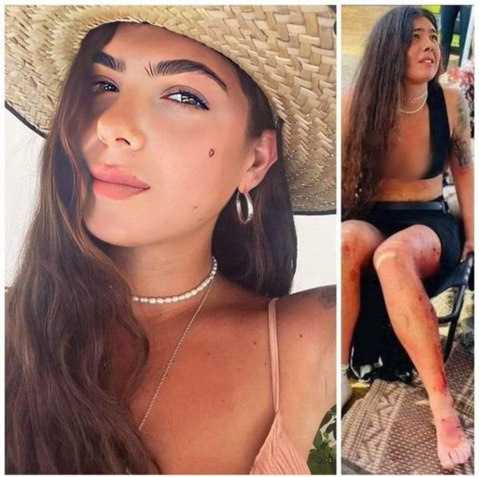 This was Shani Gabay.  

She was murdered by Hamas on October 7th.  

Shani Gabay will forever be 25.  

Hamas has no right to exist.