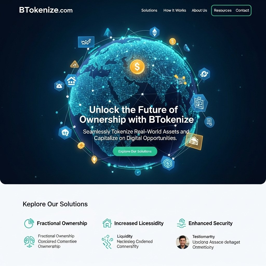 BTokenize.com — a premium, one-word domain built for the future of blockchain and asset tokenization. Perfect for Web3 startups,crypto platforms,or digital asset ventures. Short. Memorable. Powerful.
#Web3 #Blockchain #Crypto #tokenize #Tokenization #DigitalAssets #DeFi