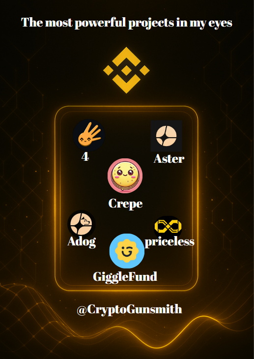 What is your favorite project?
Here's my list.

What should I add to my list?

$Aster 
$GiggleFund  
$Crepe 
$Adog 
$Priceless 
$4