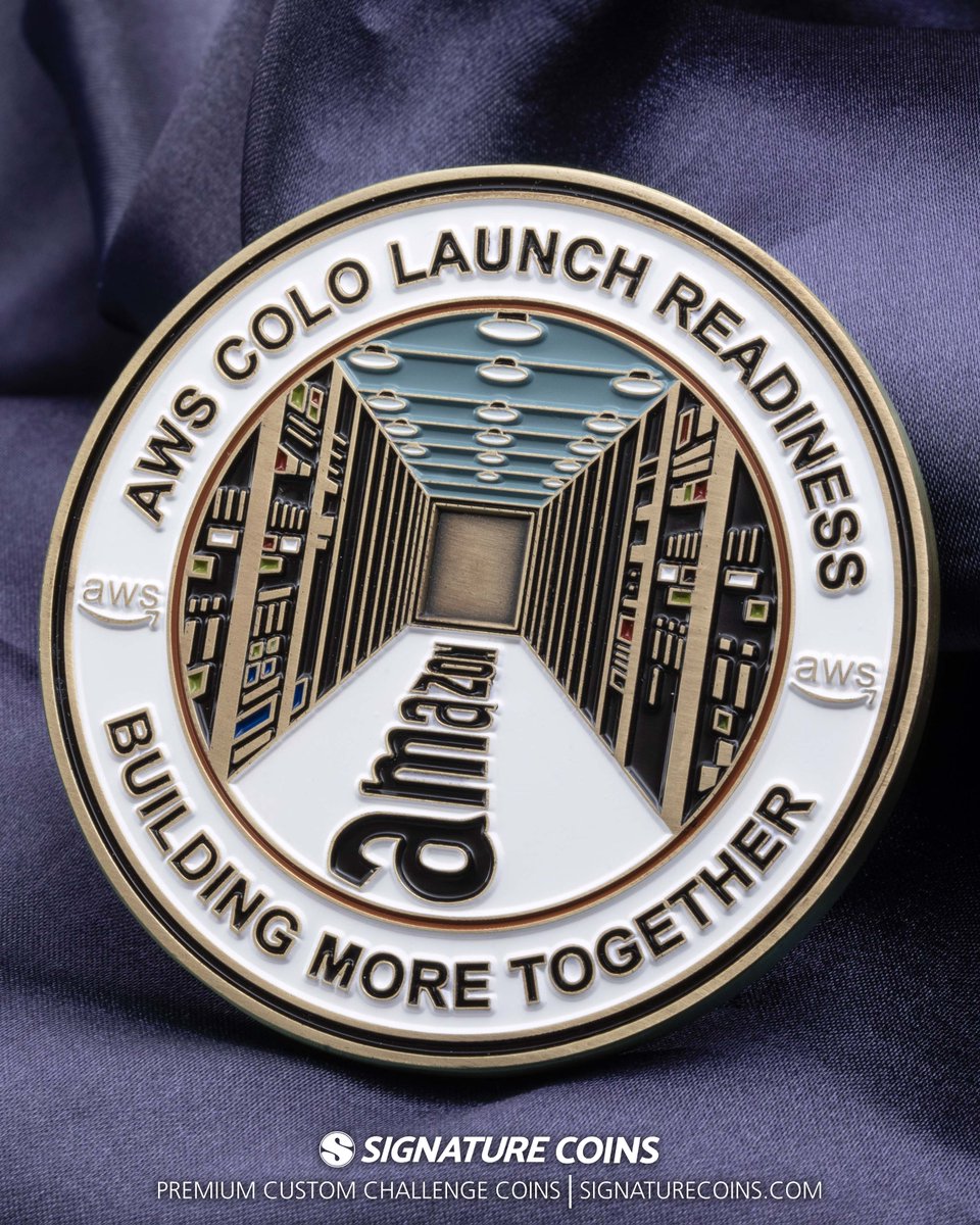 signature_coins's tweet image. Every organization has values. The strongest ones make them tangible. This custom AWS challenge coin captures the leadership principles that drive innovation and excellence, forged in a design meant to last a lifetime.

#SignatureCoins #ChallengeCoins #CustomCoins