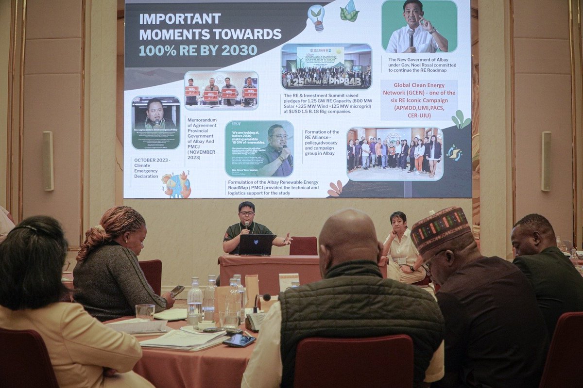 AsianPeoplesMvt's tweet photo. Event Highlights: Parliamentarians for a Fossil-Free Future, in cooperation with the Asian Peoples' Movement on Debt and Development, held the Asia Africa Seminar on Renewable Energy in Thailand from 3–5 October, 2025, during the Bangkok Climate Action Week 2025. #BKKCAW https://t.co/9WGzczMfrz