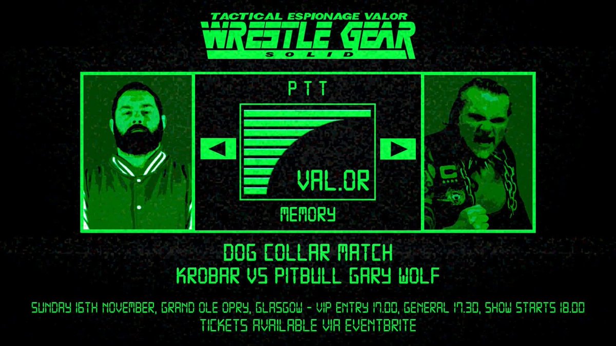 PAULisHOMEalone's tweet image. @HistoryOfECW Legend @pitbullgarywolf is coming to @WrestlingValor this November. Join The Revolution. #valor #Valorwrestling #ECW
