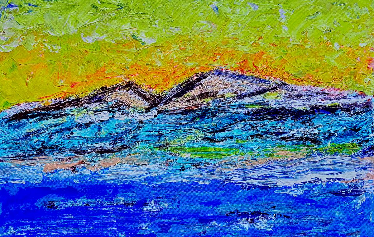 newHGman's tweet photo. #Landscape ~> #Seascape ~> #Sunrising
#MontereyBay #Ca #USA ~> #Painting ~ #12inx16in ~ #Canvas ~ #Acrylic ~ #Paint ~ #ART
#EastofEden_Artist https://t.co/3cfCLOWPwl