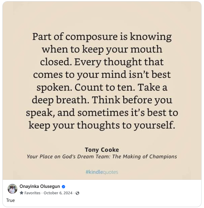 saintscommlagos's tweet photo. True 
#chrissegunonayinka 
#saintscommunitychurch https://t.co/1jqIgfCEiF