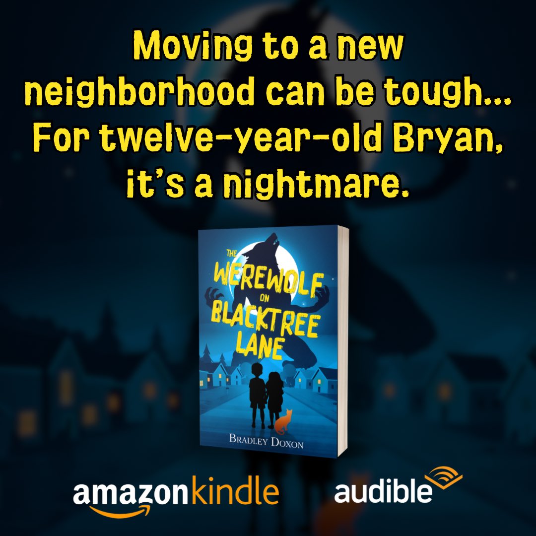 Some_Guy_Ryan's tweet photo. My latest book is available on Amazon! It would mean a lot of you'd buy a copy!

It's a spooky middle-grade werewolf story for fans of Goosebumps and hair-raising horror. It's the perfect book for the bravest readers 9 and older!

https://t.co/c9NVHoQ9c5 https://t.co/rnJqVqVlsn
