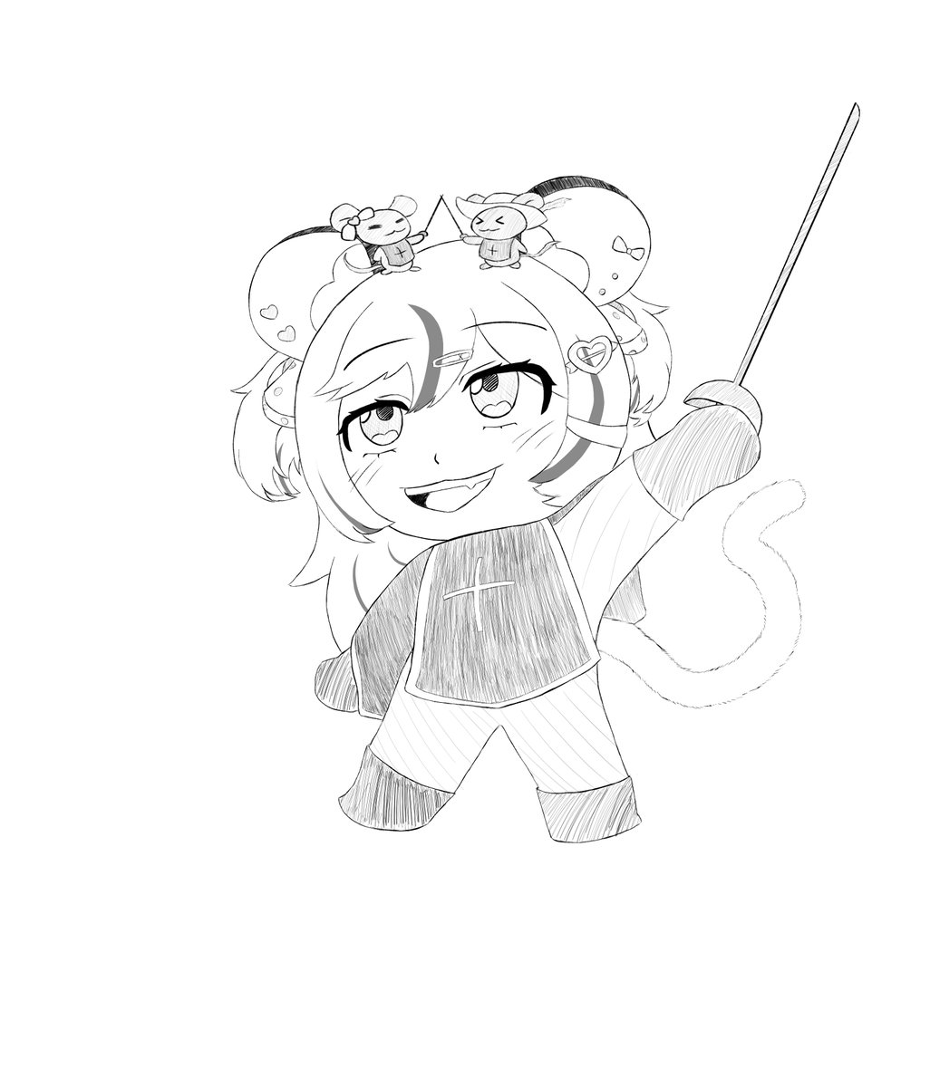 Panda_Dragoon's tweet image. Three Mouseketeers~
#drawmies