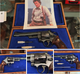 GunBroker's tweet image. 🔥 Dirty Harry's 1978 Smith &amp;amp; Wesson Model 29-2 in 6" (pinned barrel, recessed cylinders, box, manual, tools) 
👉 See more photos: bit.ly/3Wqimgc
A near-perfect Dirty Harry legend.

💬 If you could own one movie-famous firearm, what would it be? 

#SmithAndWesson
