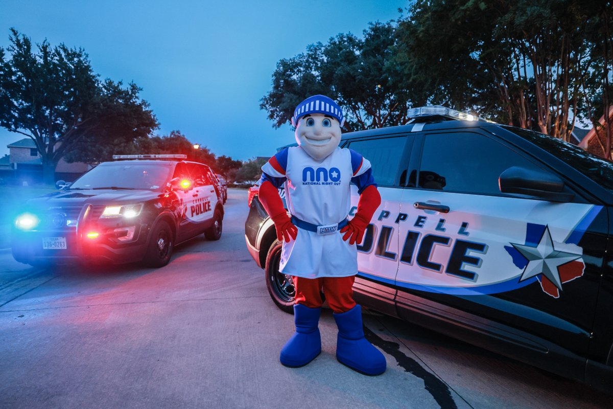 Coppell Police Dept. (@coppellpolice) on Twitter photo We are less than 24 hours away from National Night Out! Nat the Knight is getting all the squads spiffied up and finishing up the final details to head your way! ππ¨
We can't wait to see everyone tomorrow!
#NationalNightOut #CommunityTradition #CommunitiesKeepCommunitiesSafe We are less than 24 hours away from National Night Out! Nat the Knight is getting all the squads spiffied up and finishing up the final details to head your way! ππ¨
We can't wait to see everyone tomorrow!
#NationalNightOut #CommunityTradition #CommunitiesKeepCommunitiesSafe