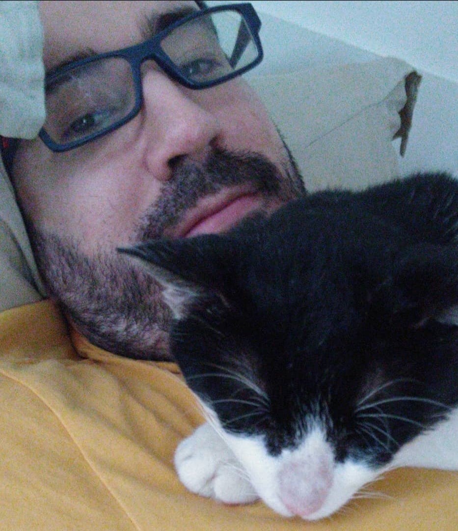 cauekawan's tweet photo. Escrevi numa resposta mas vou colocar aqui tb. Meu saudoso Frajolinha, foi adotado com 5 anos e ficou 1 aninho conosco. Certo dia, ele viu eu e minha esposa pela varanda (estávamos na piscina do condomínio) e miou muito para a gente. https://t.co/X8hNrMSiL7