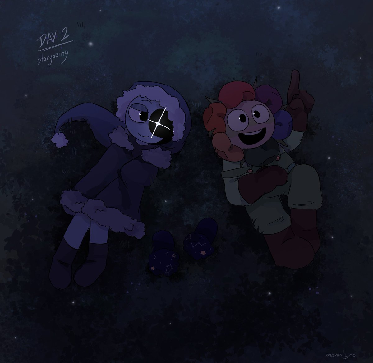 DAY 2: STARGAZING

<a href="/moonflowerweek/">moonflowerweek_dw</a> #dandysworld #moonflowerweek2025