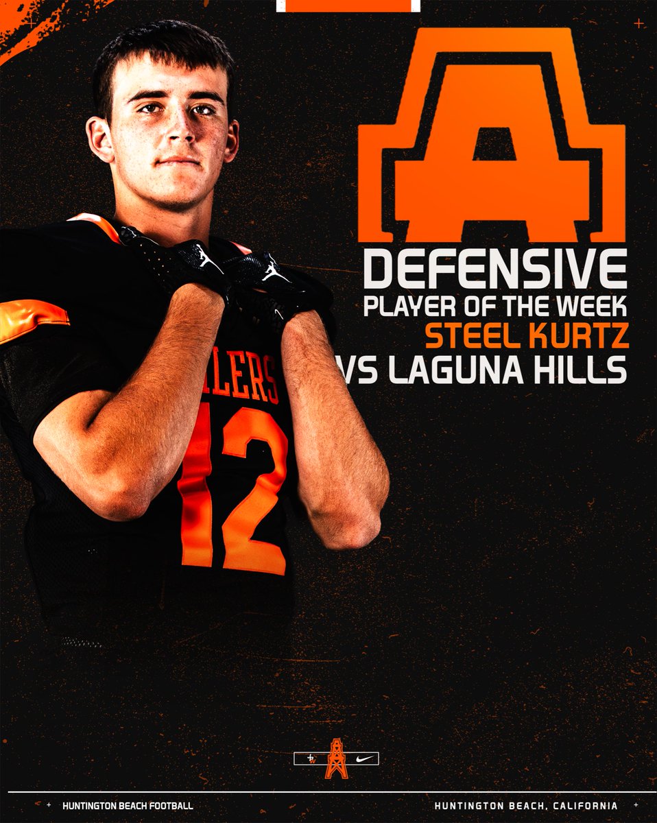 HBHSFootball's tweet photo. Our Players of the Week vs Laguna Hills https://t.co/4IXi98Dr3M