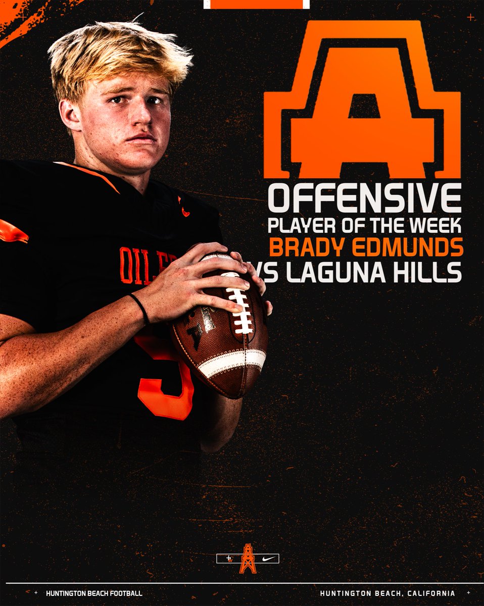 HBHSFootball's tweet photo. Our Players of the Week vs Laguna Hills https://t.co/4IXi98Dr3M