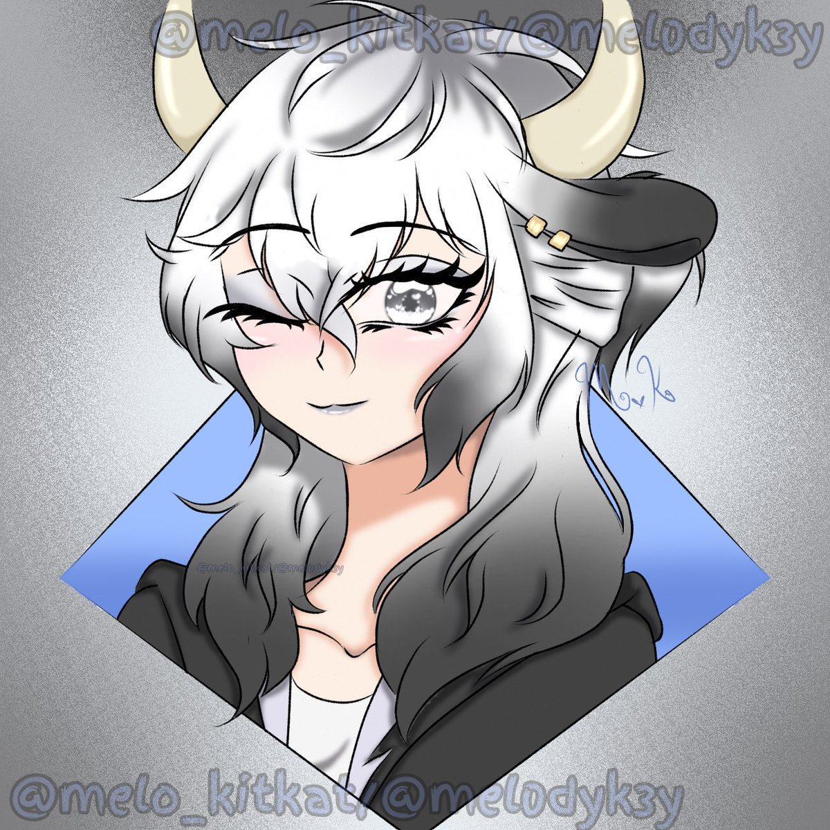 Mel0dyK3y's tweet photo. Drew one of my chillest and comfy senpais as a girl uwu she is slayingggg
#Muutiful https://t.co/binCvlHIKn