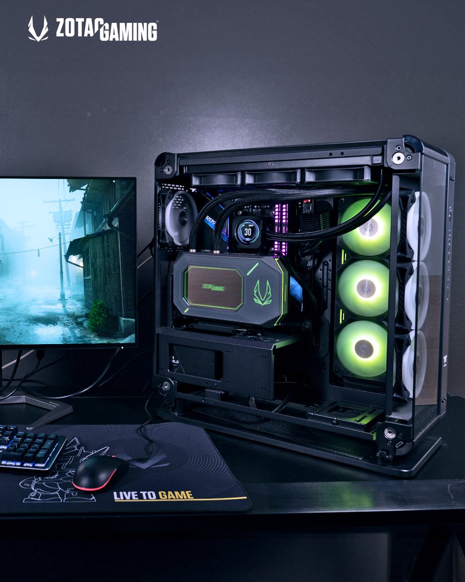ZOTAC_JAPAN's tweet image. スタイル、パフォーマンス、究極の冷却性能、すべてが1つに。
「ZOTAC GAMING GeForce RTX 5090 ARCTICSTORM AIO」
zotac.co.jp/product/zotac-…
#ZOTACGAMING #BLACKWELL #GEFORCE #RTX #50SERIES #RTX5090 #ARCTICSTORM #AIO #RTXOn