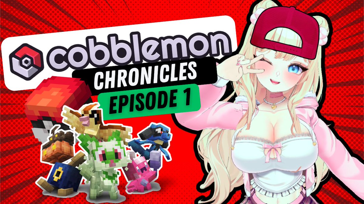 My Cobblemon Chronicles start tonight!
7pm cst! twitch.tv/blondedaze