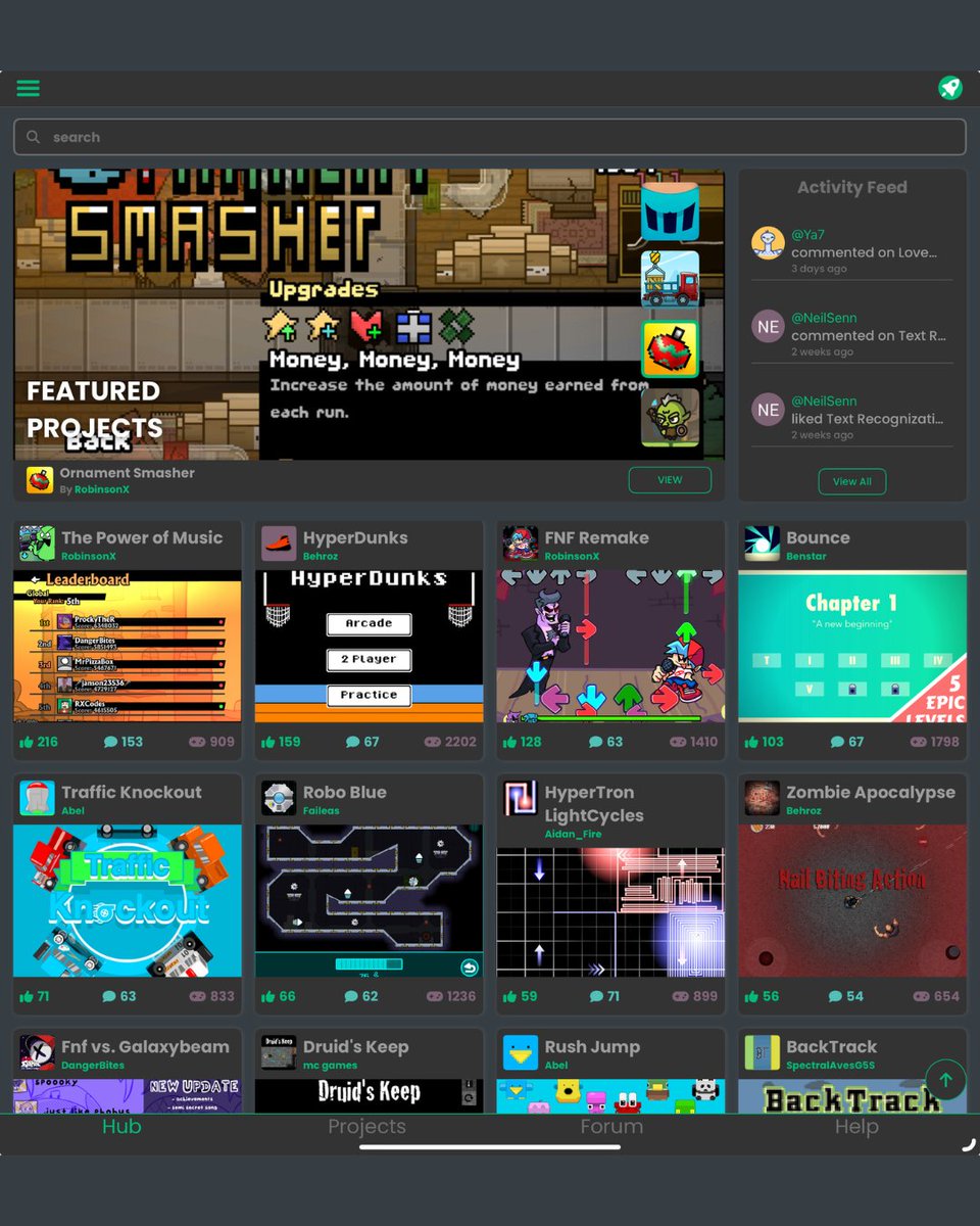 hyperPadApp's tweet image. Welcome to the global hyperPad hub!
Hundreds of indie games, free for you to play.
From your iPad, you can design, build, and share games with other creators from around the world.
#ipad #gamedev #indiegames #indiegamestudio